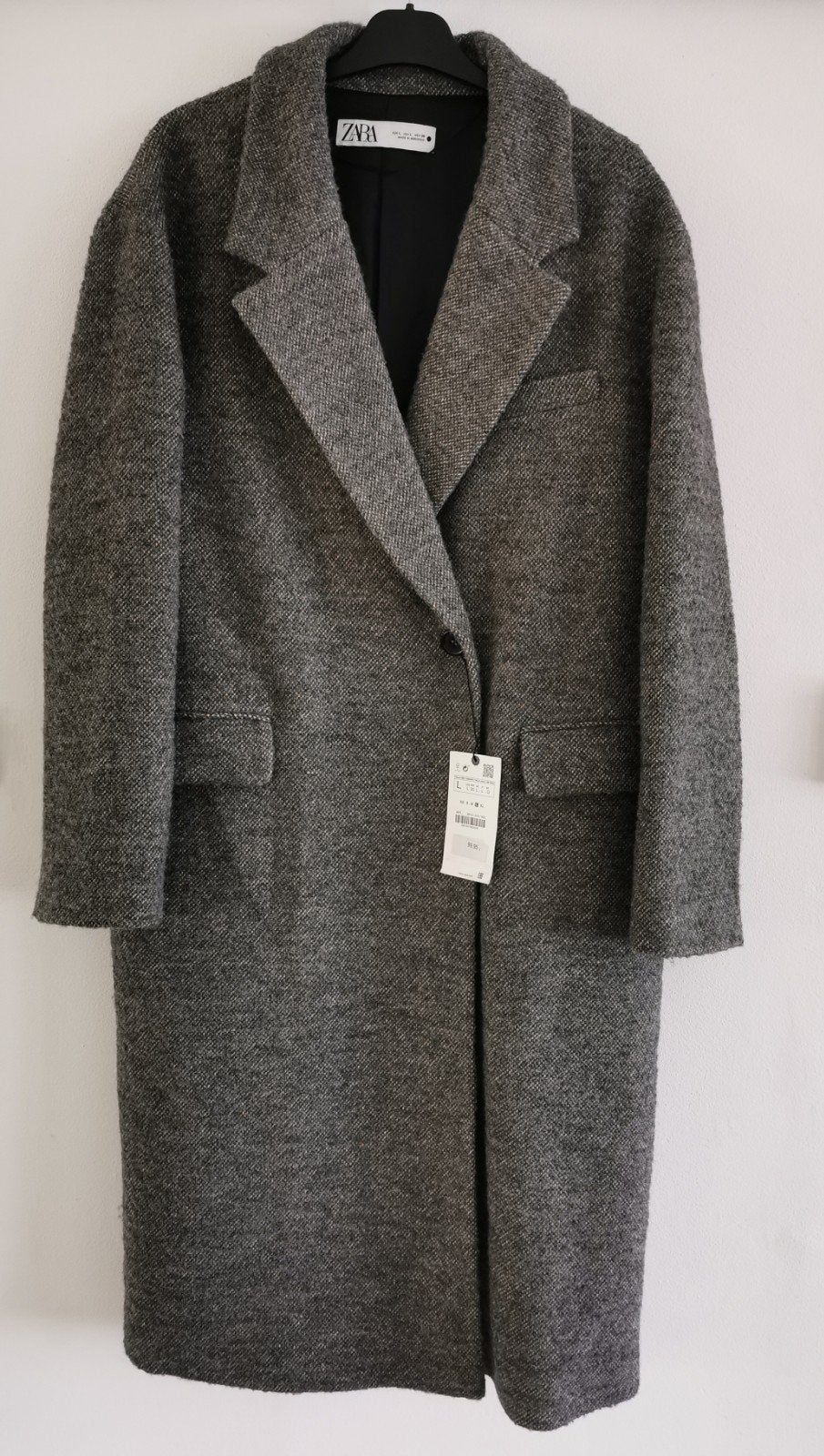 ZARA wolmix jas mt. L, Verzenden, Zara, Maat 42/44 (L), Nieuw