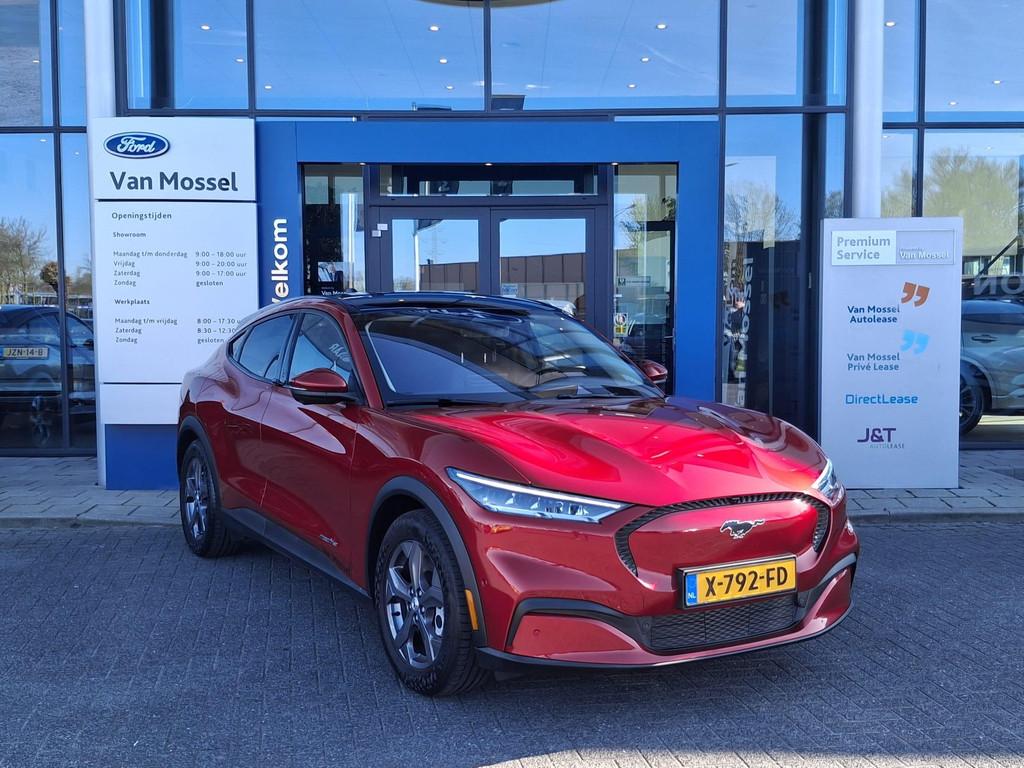Ford Mustang Mach-E RWD 75 kWh | Adaptive Cruise | Stoel/Stu, Auto's, Automaat, 12 maanden, Achterwielaandrijving, Gebruikt