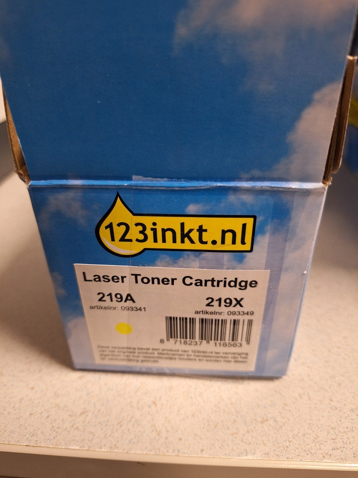 toner cartridge, Ophalen, Nieuw