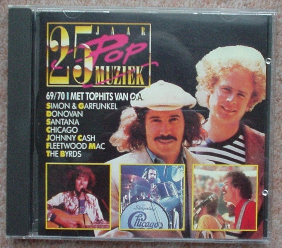 POPmuziek-geschiedenis 25 jaar - CD '69/'70 Afscheid Sixties, Ophalen of Verzenden, Gebruikt, Cd of Plaat