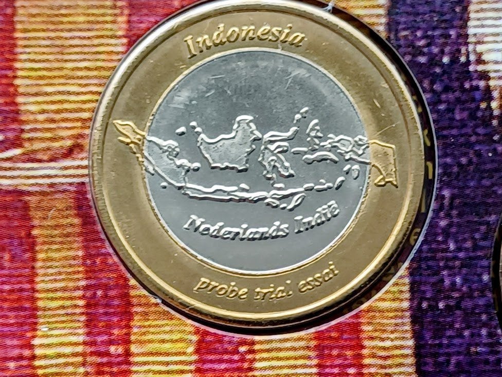 Nederlands Indië €uro proefset, Probe Trial - 2005, Ophalen of Verzenden, Overige materialen, Nederland