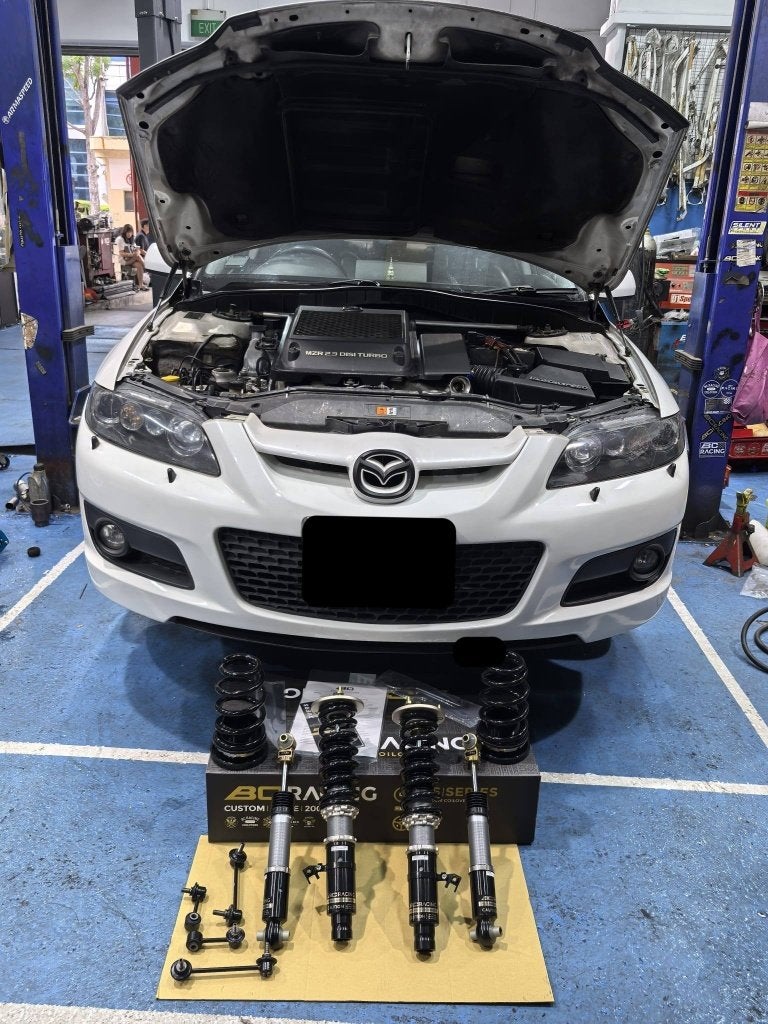 BC Racing DS-serie schroefset - Mazda 6 FWD 03-08, Auto diversen, Tuning en Styling, Ophalen of Verzenden