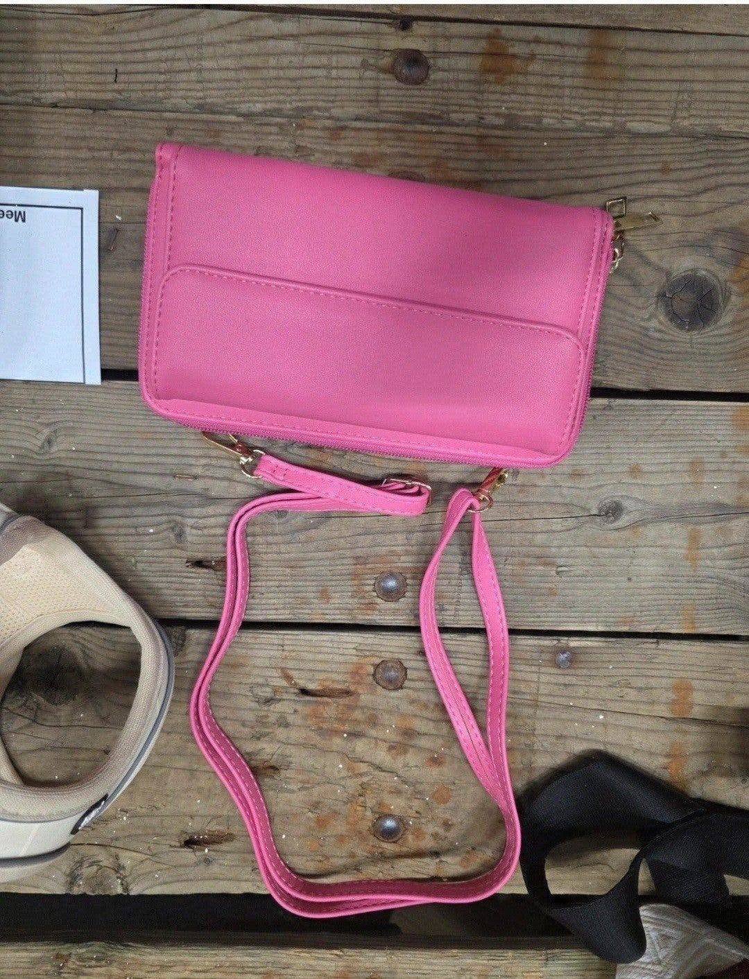 Leuke nieuwe roze portemonnee tasje, Ophalen of Verzenden, Nieuw, Roze, Overige merken