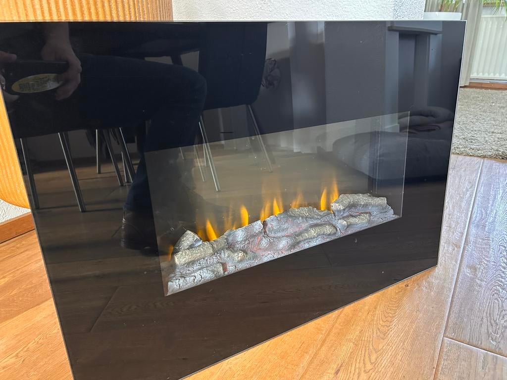 Electrische kachel met vlameffect, Huis en Inrichting, Ophalen, Zo goed als nieuw, Vrijstaande haard, Elektrische haard