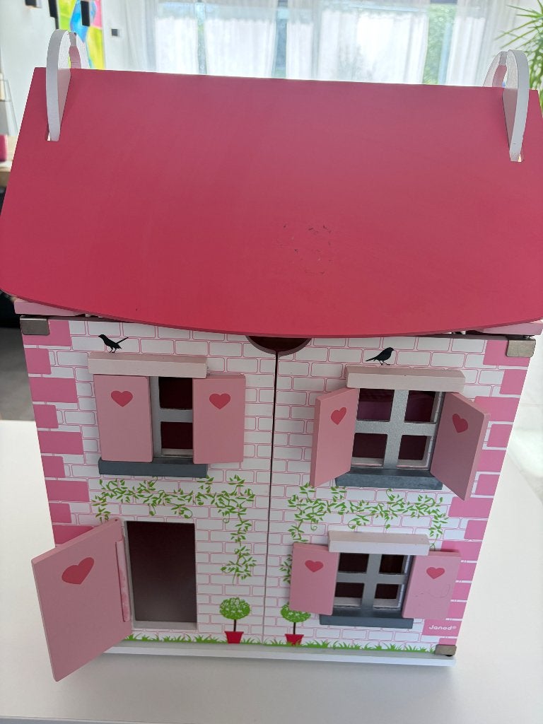 Janod - Houten speelgoedhuisje, Ophalen, Gebruikt, Meubelstuk of Keukentje