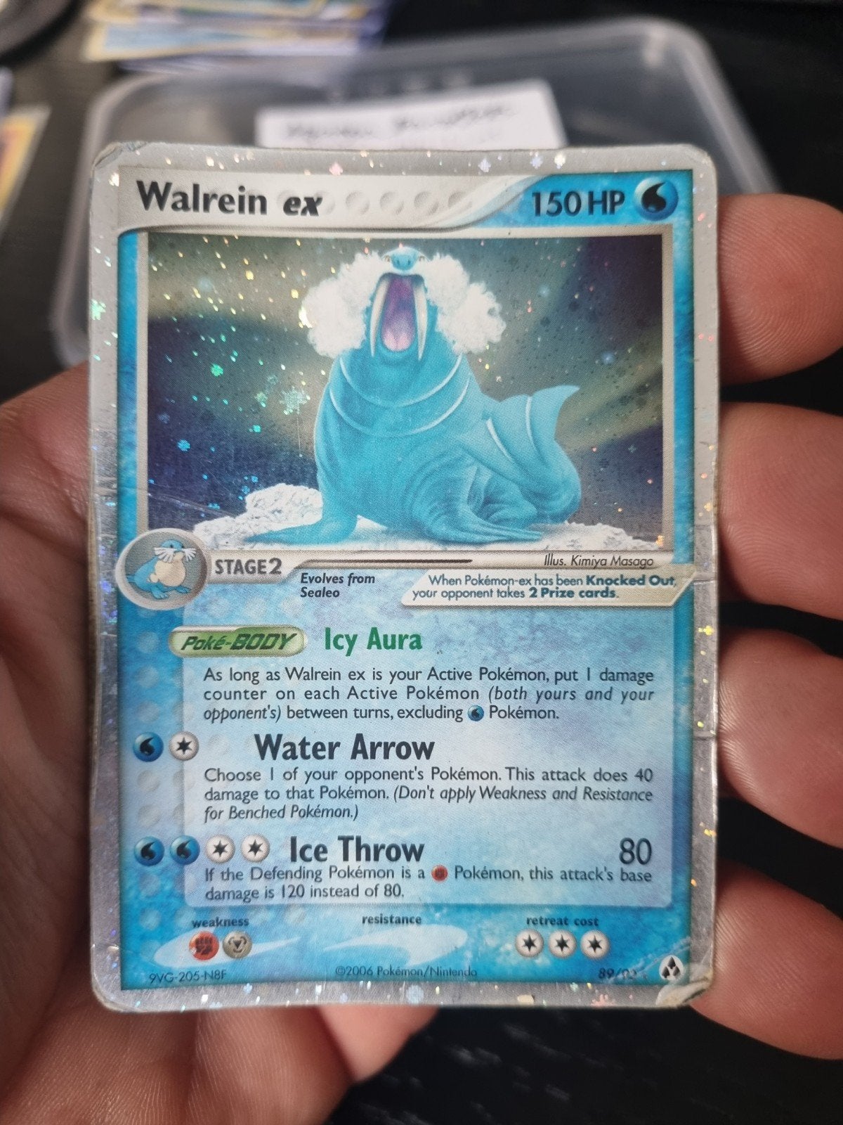walrein ex 89/92 legend maker holo € 20, Ophalen of Verzenden, Gebruikt, Losse kaart, Foil