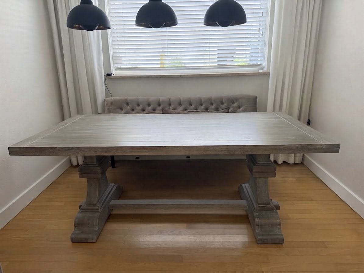 Kloostertafel robuust/landelijk, Ophalen, 200 cm of meer, 50 tot 100 cm, Zo goed als nieuw