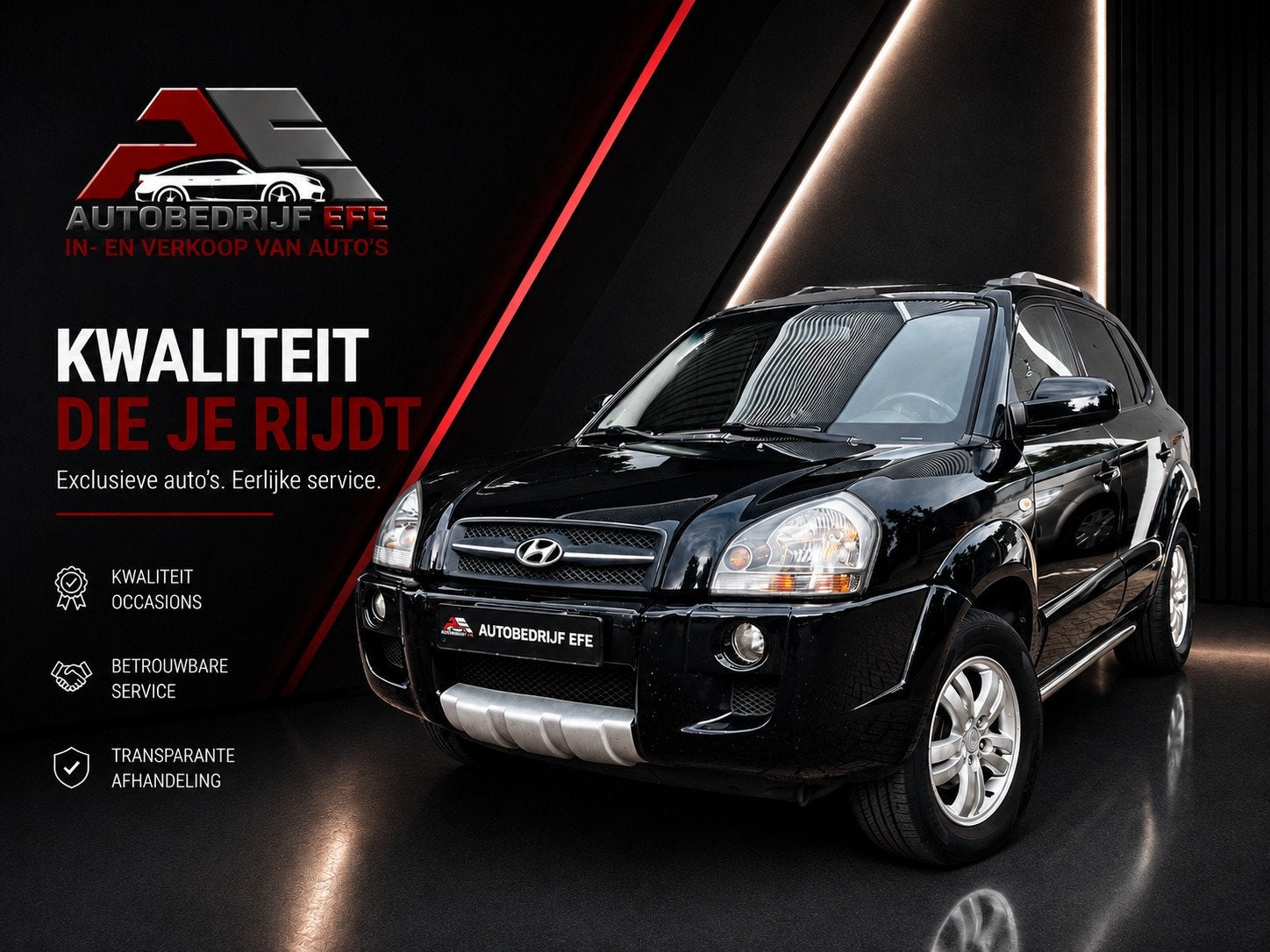 Hyundai Tucson 2.0i Dynamic Cross Lpg/G3*Airco*Apk, Auto's, Stof, Zwart, 4 cilinders, Metallic lak