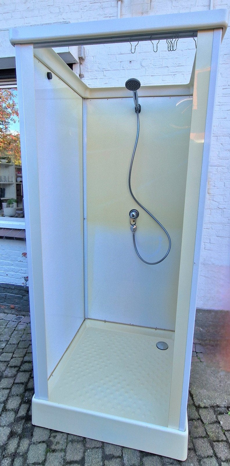 Mobiele douchecabine Sanibroyeur Move 90x90 cm, Ophalen, Gebruikt, Douche