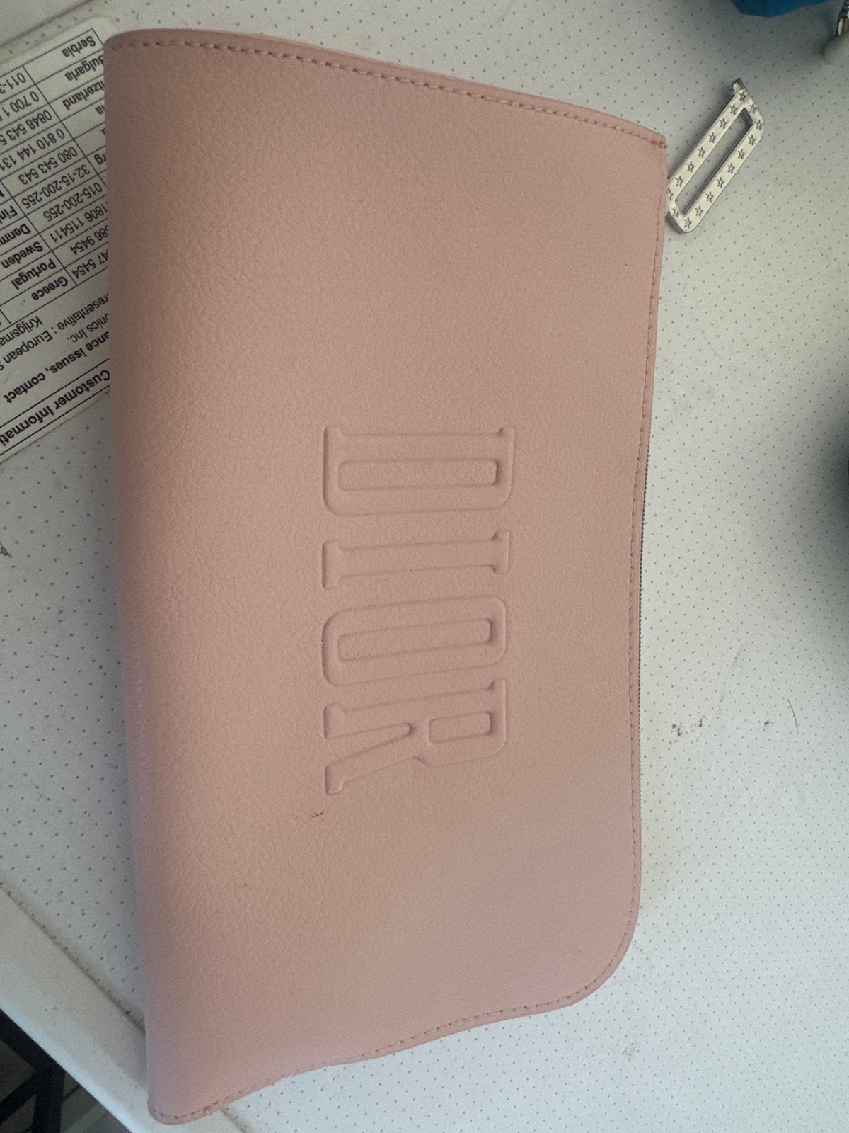 Dior Roze Clutch / Avondtasje, Sieraden, Tassen en Uiterlijk, Ophalen of Verzenden, Gebruikt, Roze, Avondtasje