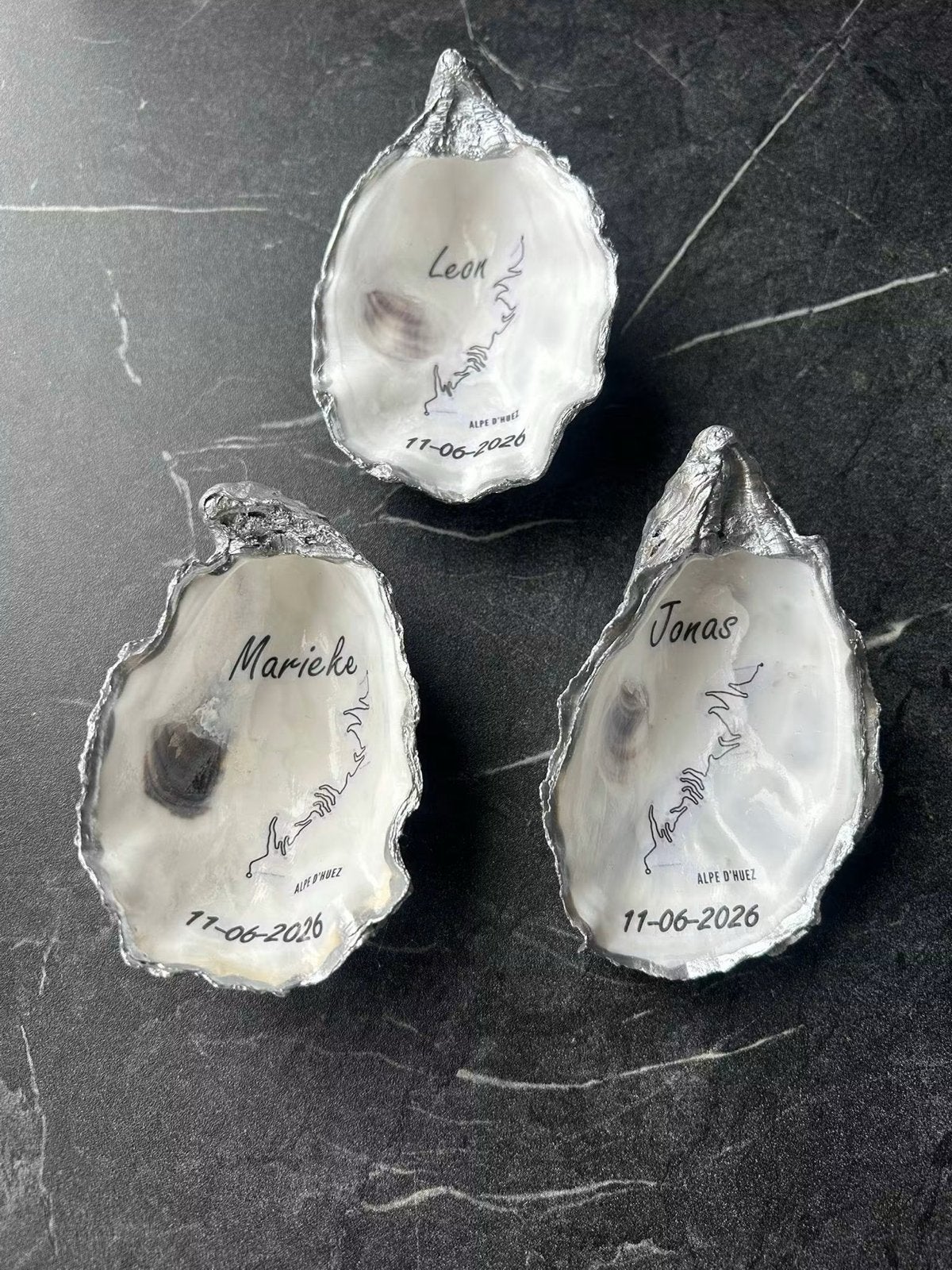 gepersonaliseerde oesters - Uniek cadeau Alpe d’Huez, Meerkleurig, Overige stijlen, Nieuw, Ophalen of Verzenden