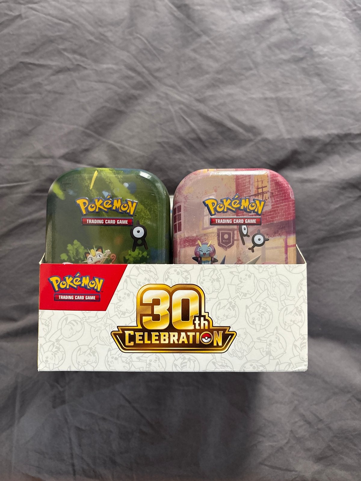 Pokemon 30th mini Tins display, Ophalen of Verzenden, Nieuw, Foil