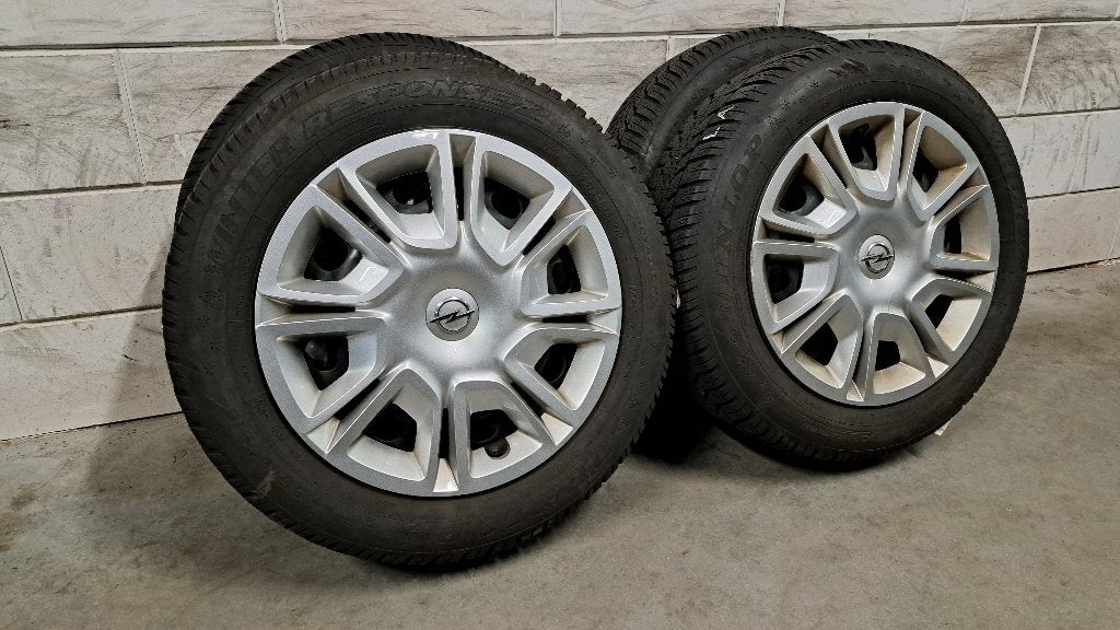 Winterbanden Crossland 2008 C3 Aircross C4 Cactus 195/60/16, Gebruikt, 16 inch, Banden en Velgen, Personenwagen