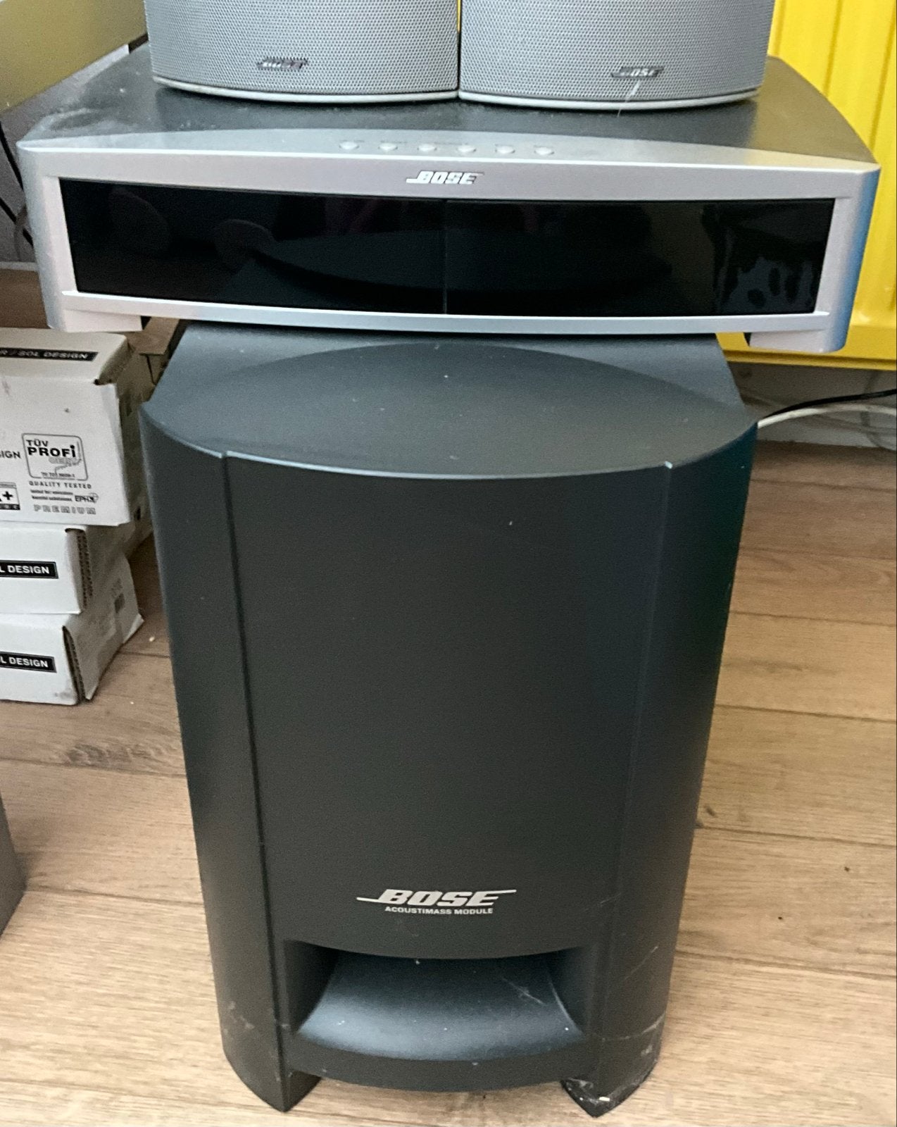 Bose Acoustimass Home Cinema Set met Afstandsbediening, Audio, Tv en Foto, 70 watt of meer, Dvd-speler, Ophalen, Overige merken