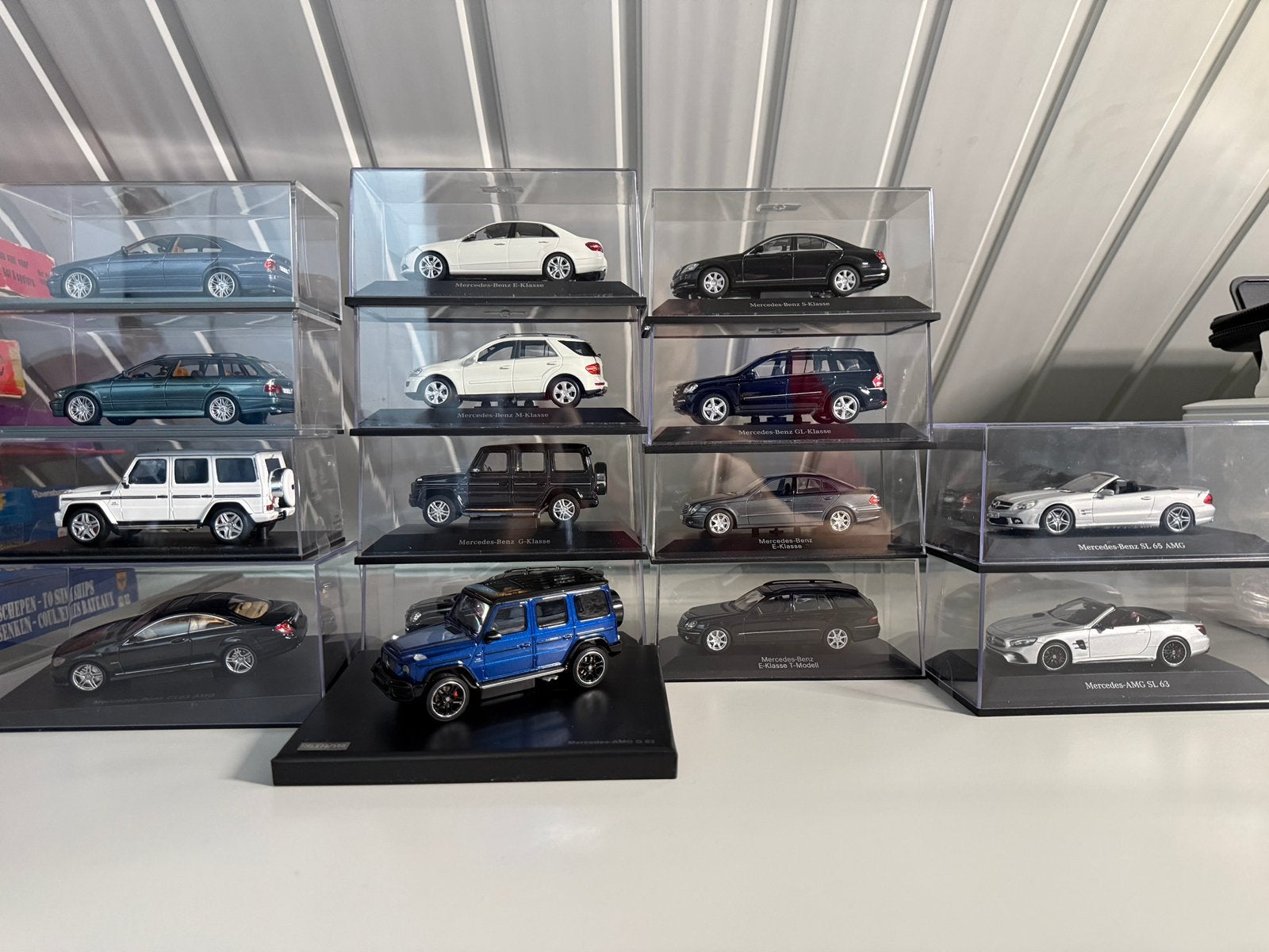 1:43 Mercedes-Benz/AMG & BMW Collectie, Ophalen of Verzenden, Zo goed als nieuw, Auto, MiniChamps