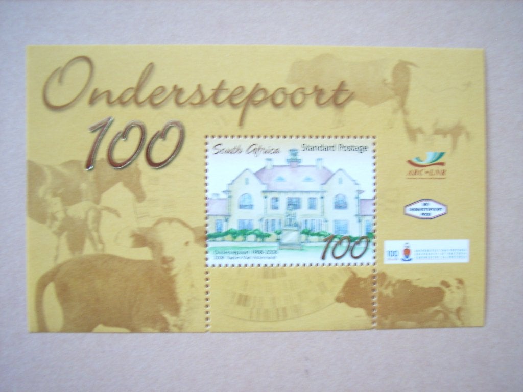 ZB   Zd Afrika Blok Onderstepoort uit 2008 Pf, Ophalen of Verzenden, Zuid-Afrika, Postfris