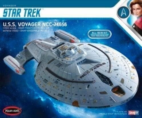 Star Trek USS Voyager - Model Kit - Polar Lights - 1:1000, 1:50 tot 1:144, Ophalen of Verzenden, Eiberstraat 9 te Dokkum, Foto Meinema