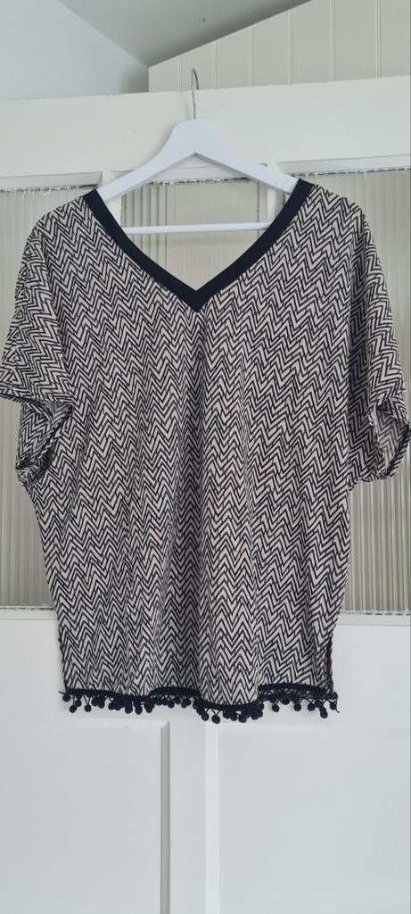 Travel top Studio Anneloes XL, Kleding | Dames, Ophalen of Verzenden, Zo goed als nieuw, Maat 46/48 (XL) of groter, Beige