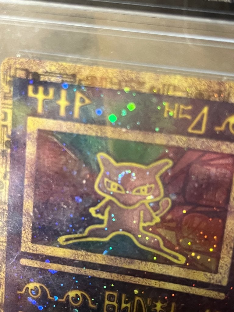 Pokémon Ancient Mew Promo 2000 The Movie PSA 9, Ophalen of Verzenden, Zo goed als nieuw, Losse kaart, Foil