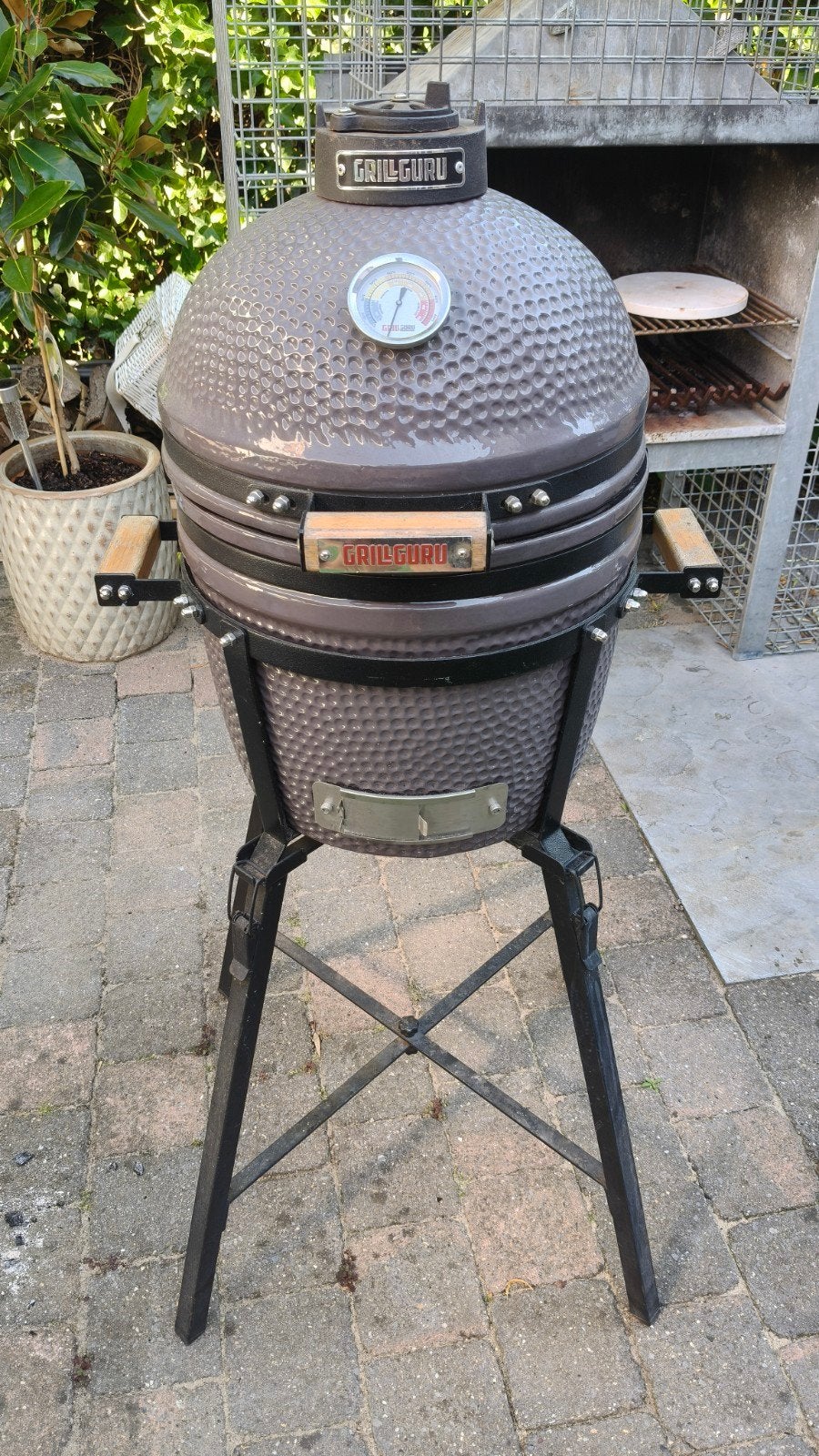 GRILL GURU COMPACT Kamado BBQ met onderstel, Ophalen, Gebruikt, Grill Guru