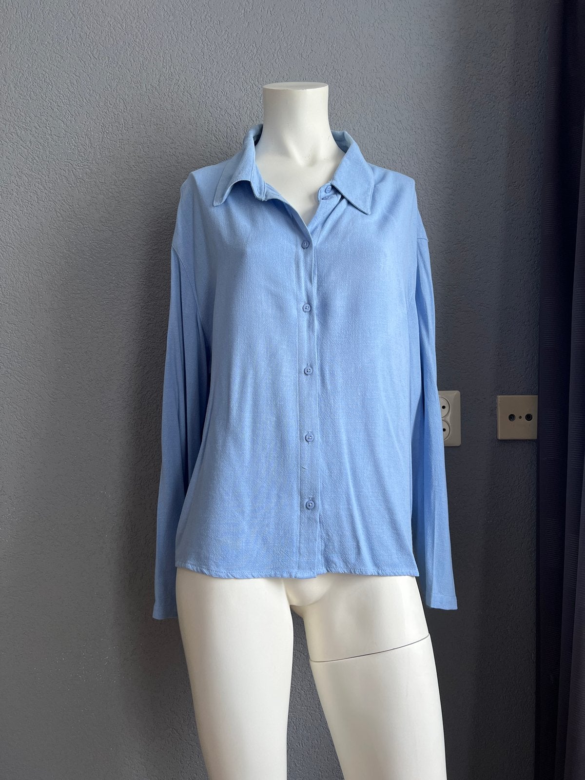ONLY blouse lichtblauw maat XL, Ophalen of Verzenden, Zo goed als nieuw, Maat 46/48 (XL) of groter, Blauw