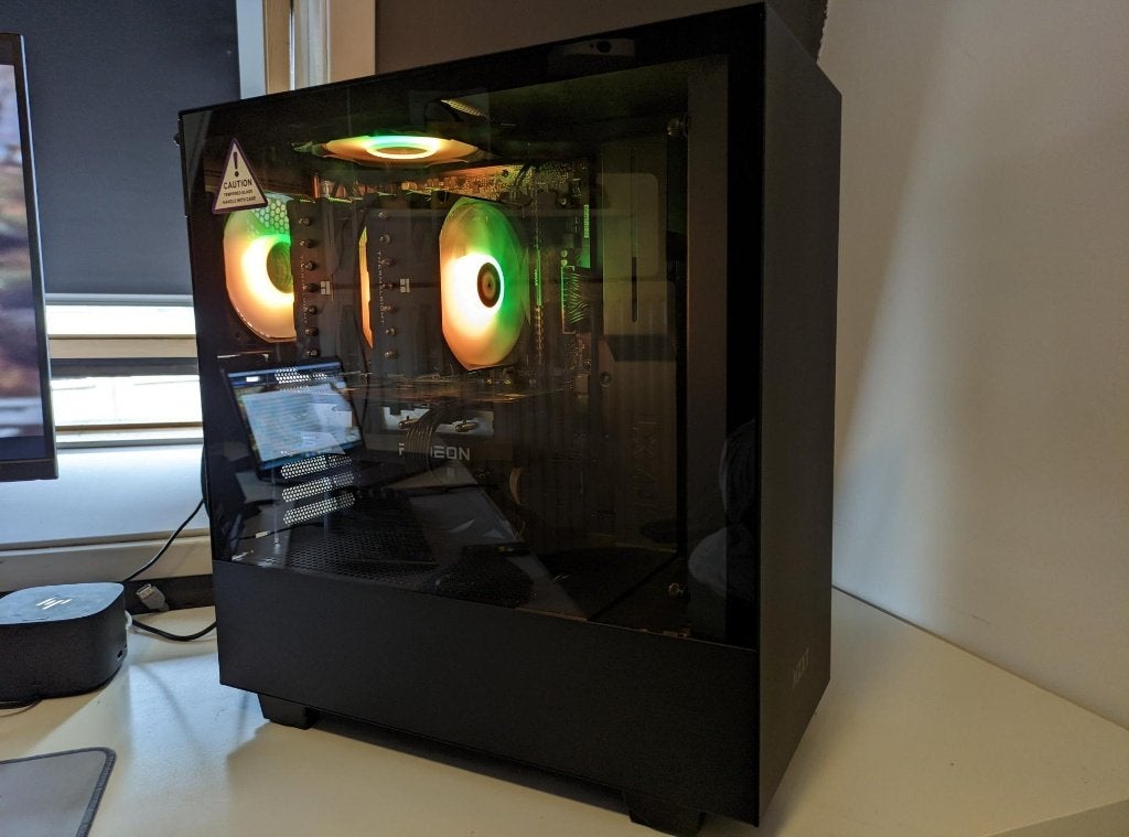 Workstation Gaming PC - AMD 5600X RX6650XT 8GB, 16GB RAM,SSD, Ophalen, Gebruikt, Gaming, Met videokaart