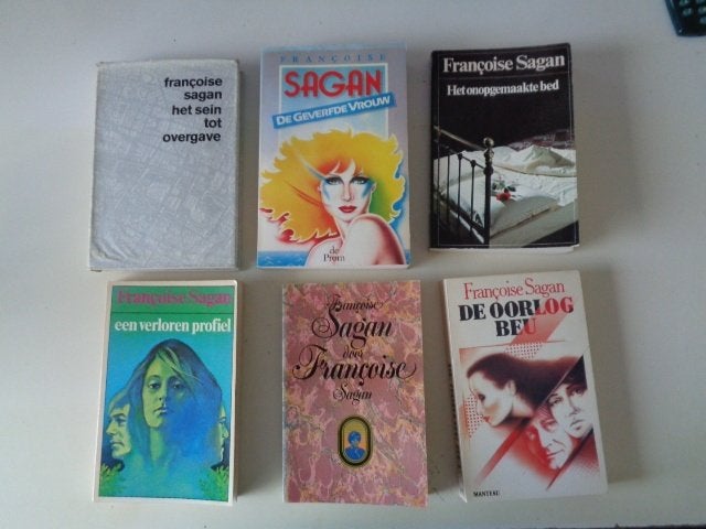 B-18715-12-3 : 6 boeken Francois Sagan, Ophalen, Gelezen