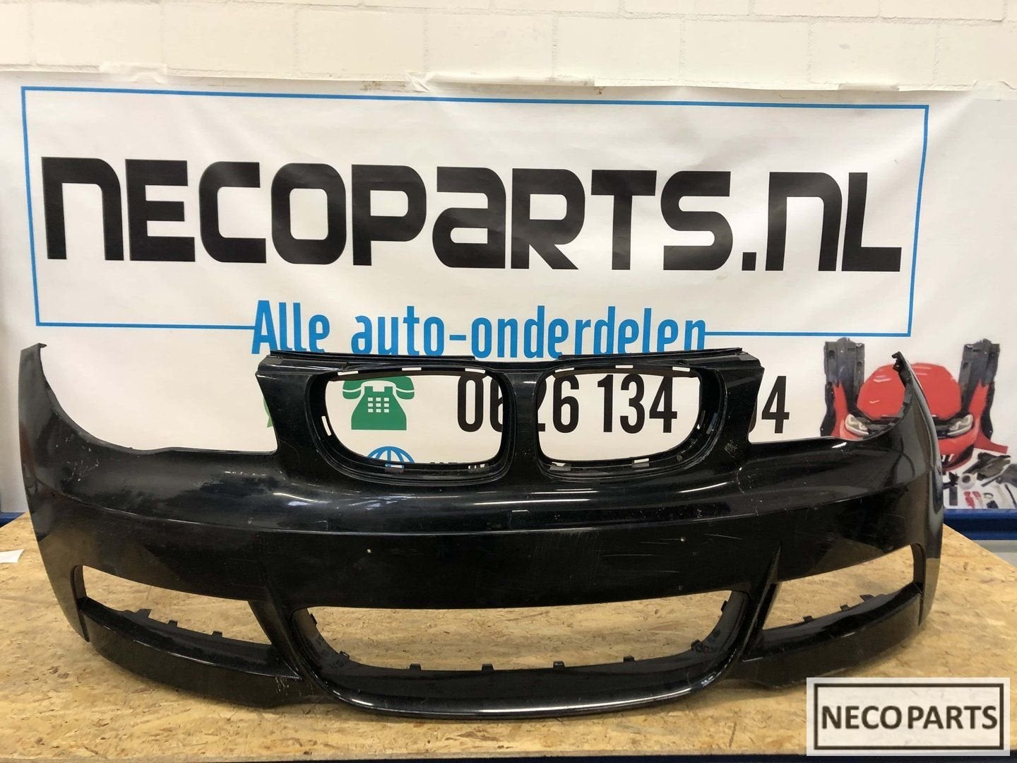 BMW e82 e88 coupe cabrio m-pakket voorbumper, Gebruikt, -, Voor, -