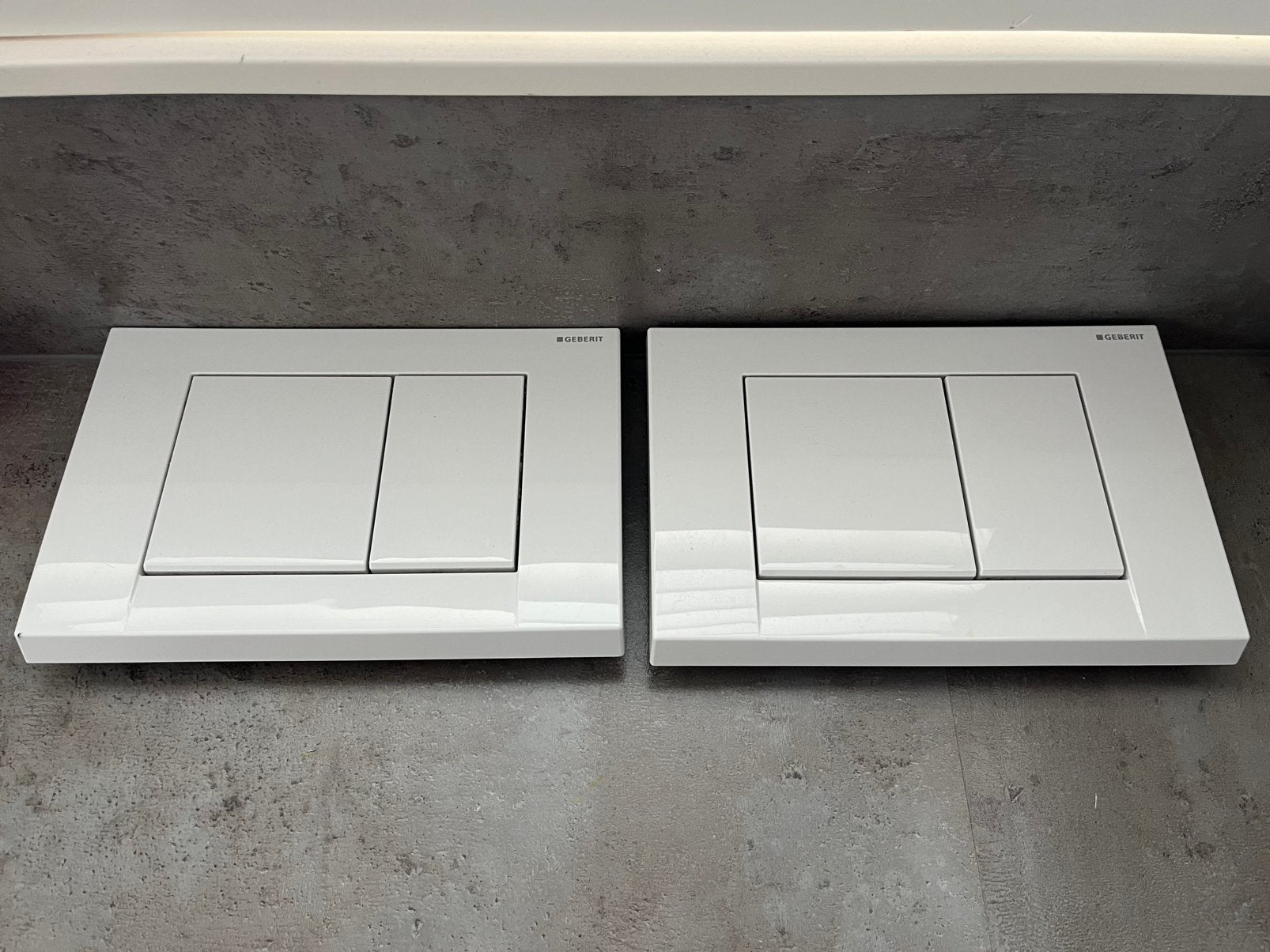 2x Geberit drukpaneel toilet, Ophalen of Verzenden, Zo goed als nieuw, Toilet