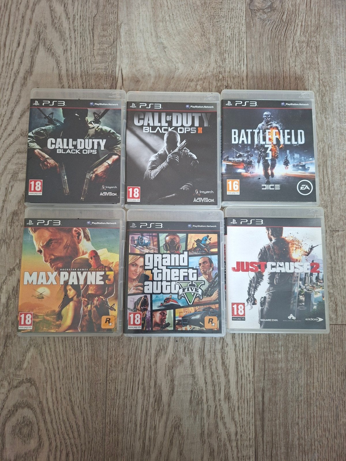 PS3 games, Call of Duty, GTA V, Battlefield, Max Payne, Just, Spelcomputers en Games, 1 speler, Ophalen of Verzenden, Shooter