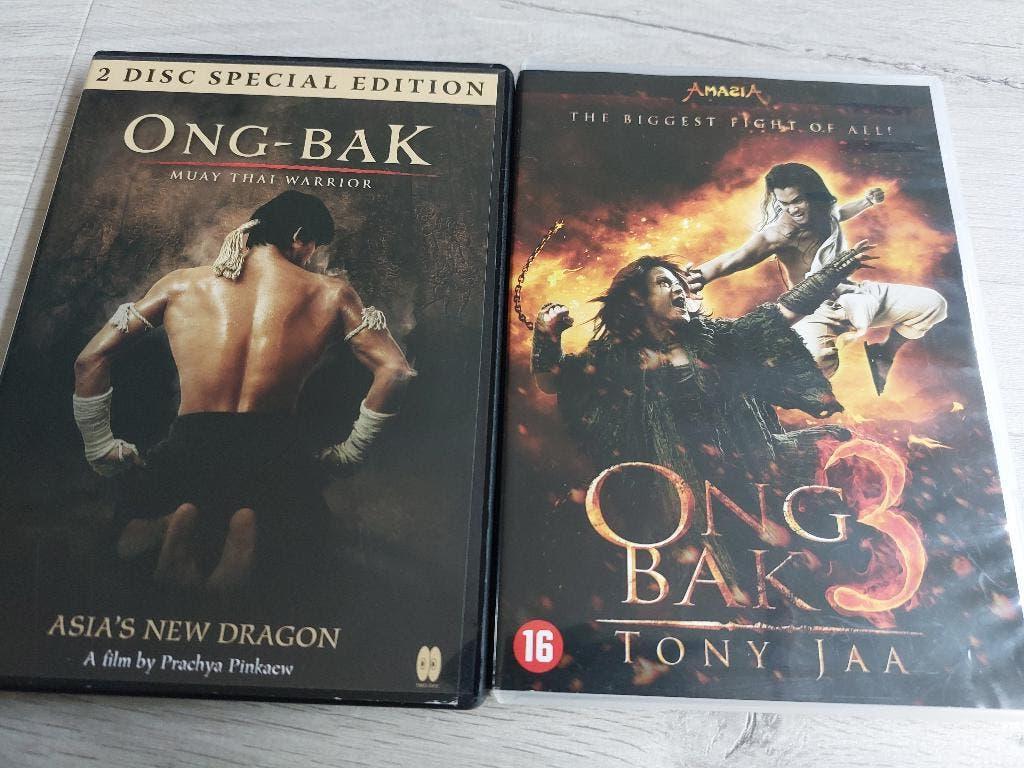 DVD Ong-Bak (2003) & Ong-Bak 3 (2010), Alle leeftijden, Ophalen, Zo goed als nieuw, Actie