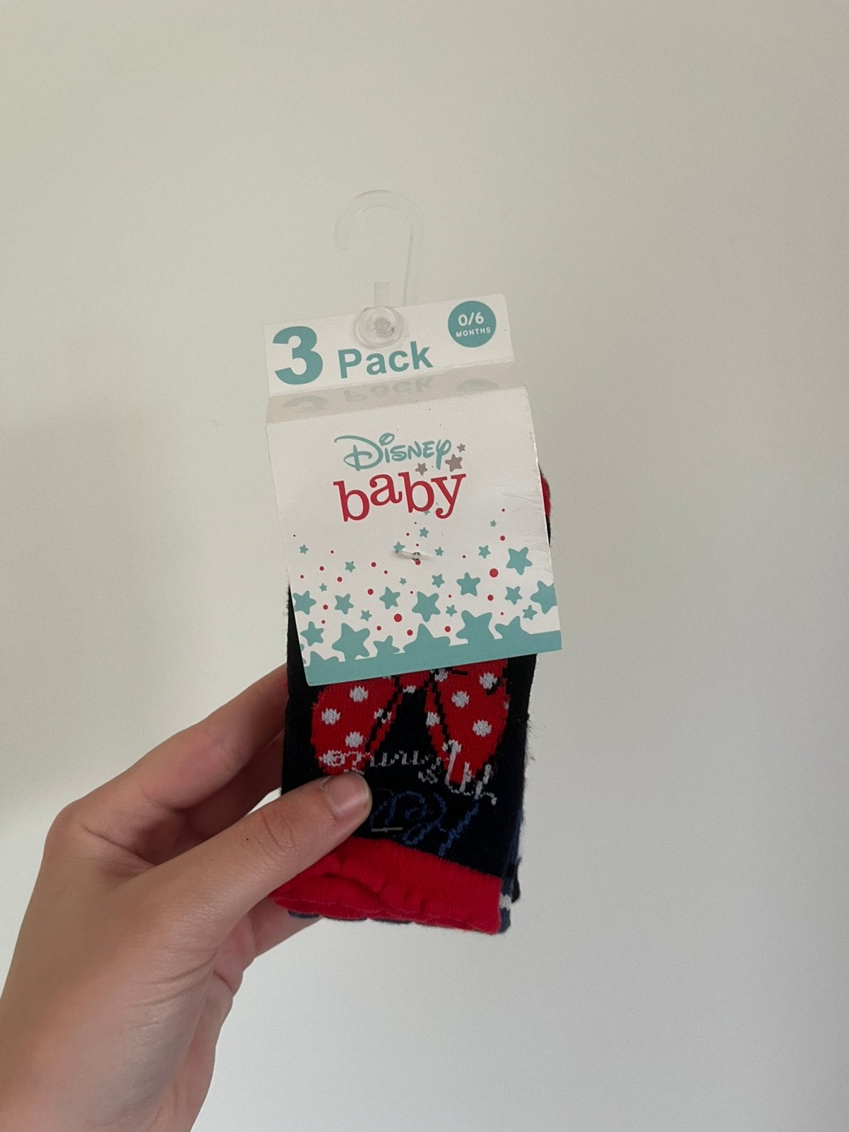 3-pak / drie paar vrolijke sokken, maat 16-18 Disney Baby, Meisje, Nieuw, Ophalen of Verzenden, Sokjes