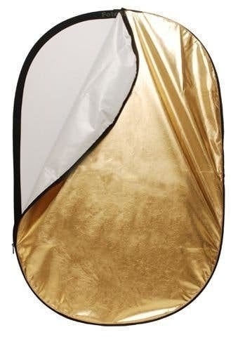 Linkstar Reflectiescherm 2 in 1 R-90120GS Goud/Zilver 90x120