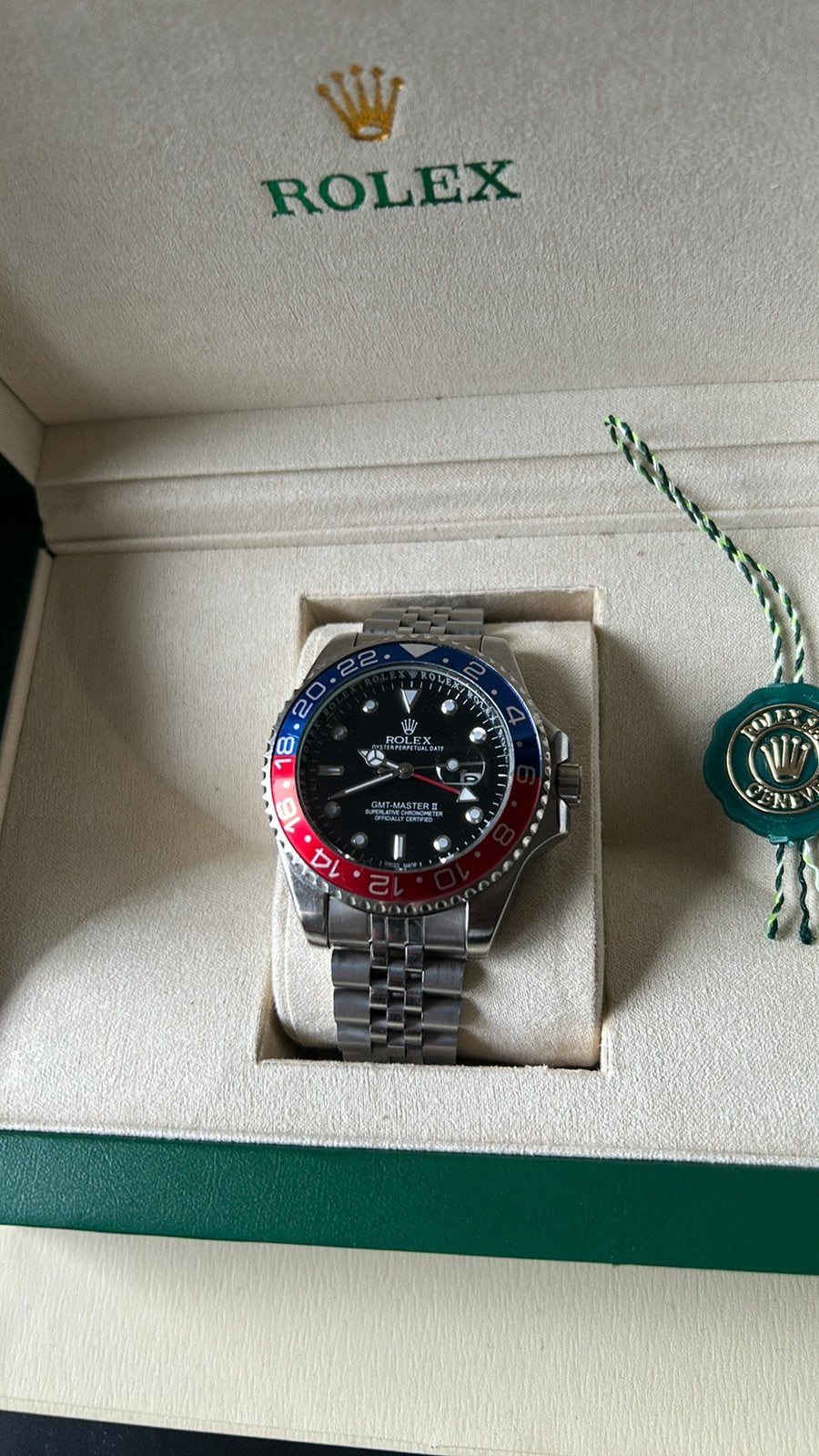 Rolex pepsi, Ophalen of Verzenden, Zo goed als nieuw, IOS
