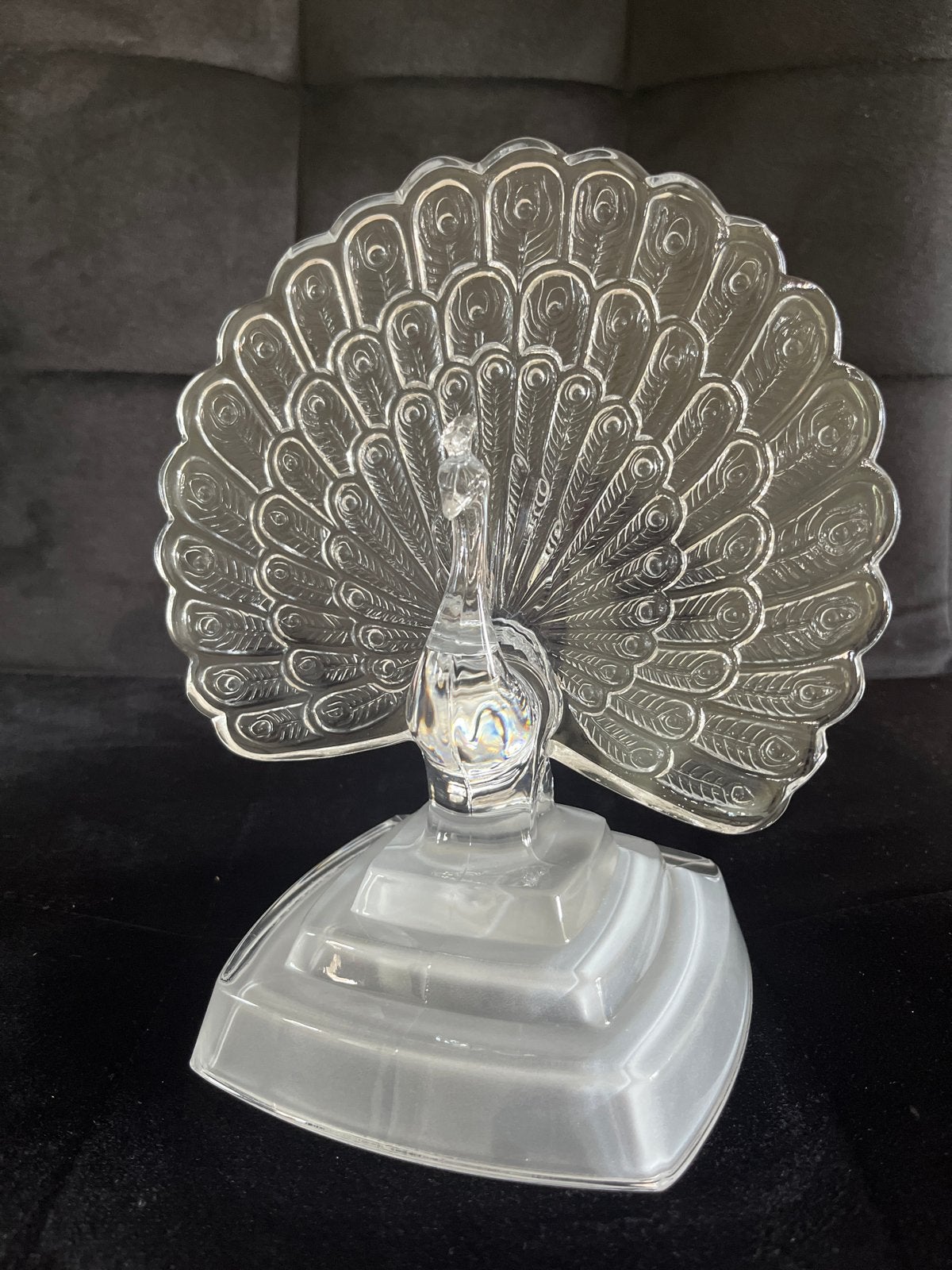 Glazen Pauw Decoratie - Elegant en Tijdloos, Ophalen