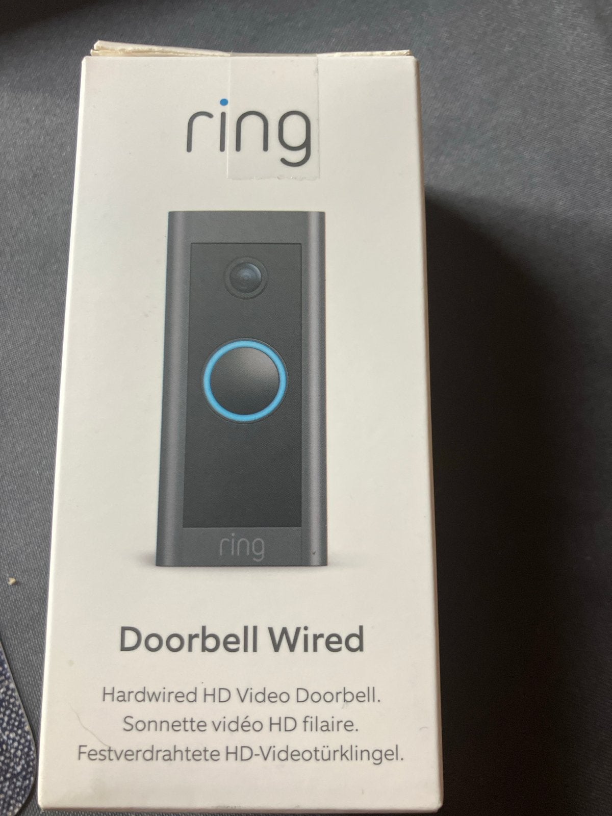 Ring Video Deurbel Bedraad - Nieuw in Doos, Ophalen of Verzenden, Bewegingsdetectiesensor, Nieuw, Bedraad