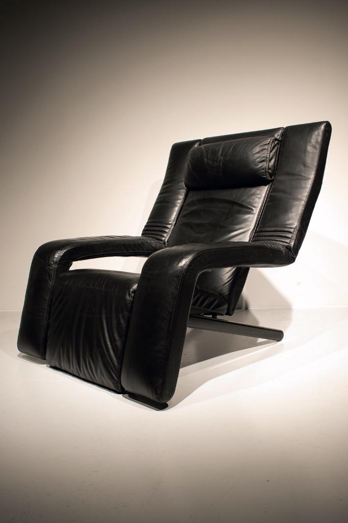 Kilkis fauteuil Ammannati & Vitelli voor Brunati 80's design, Ophalen, Gebruikt, 125 tot 150 cm, Leer