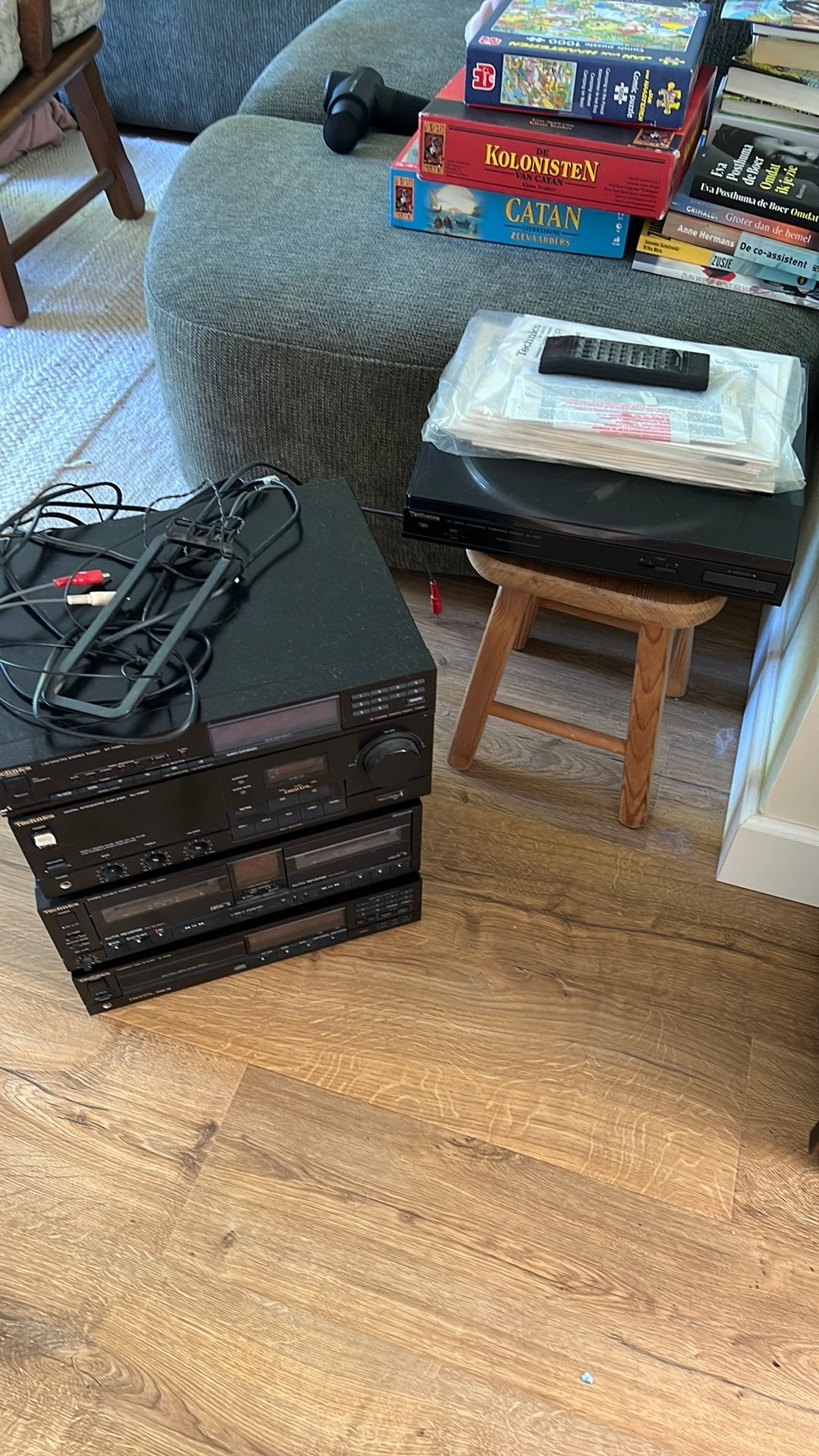 Technics stereoset cd cassette radio versterker platenspeler, Audio, Tv en Foto, Stereo-sets, Ophalen, Gebruikt, Overige merken