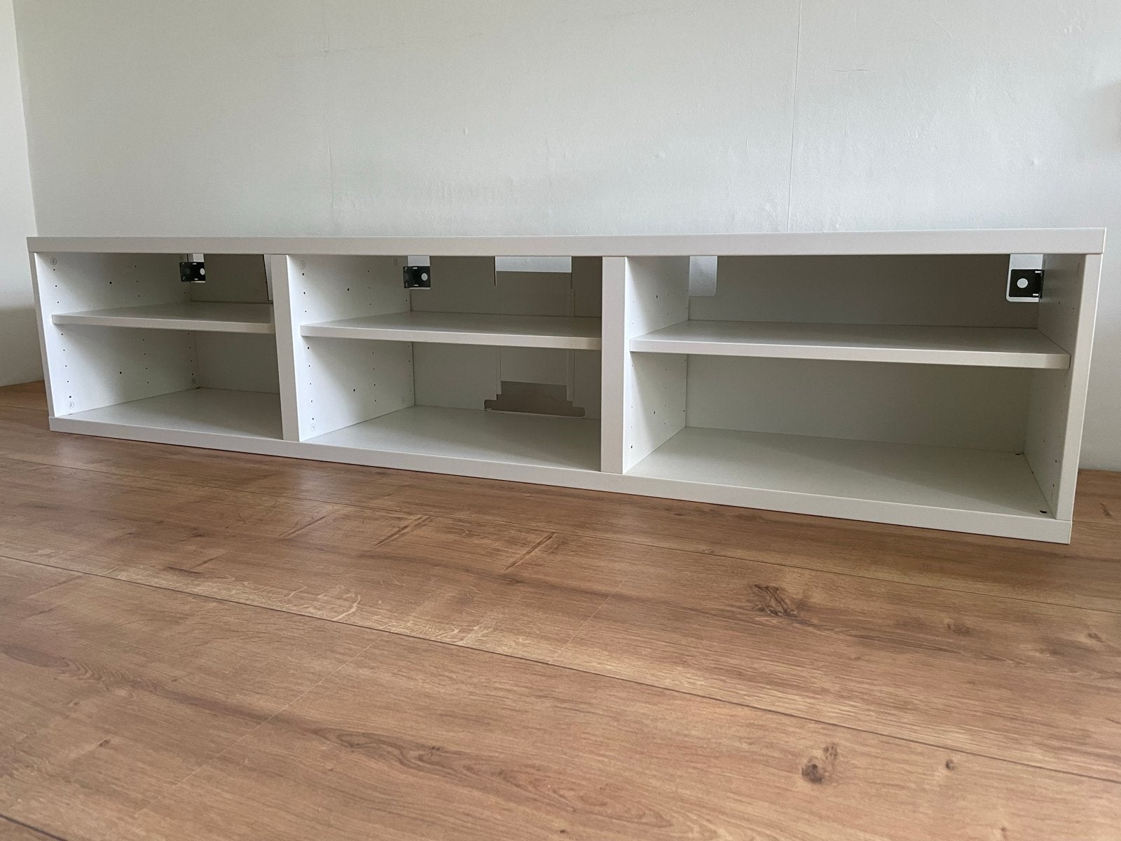 IKEA Besta TV-meubel/wandkast - Wit, Ophalen, Gebruikt, 150 tot 200 cm, Minder dan 100 cm