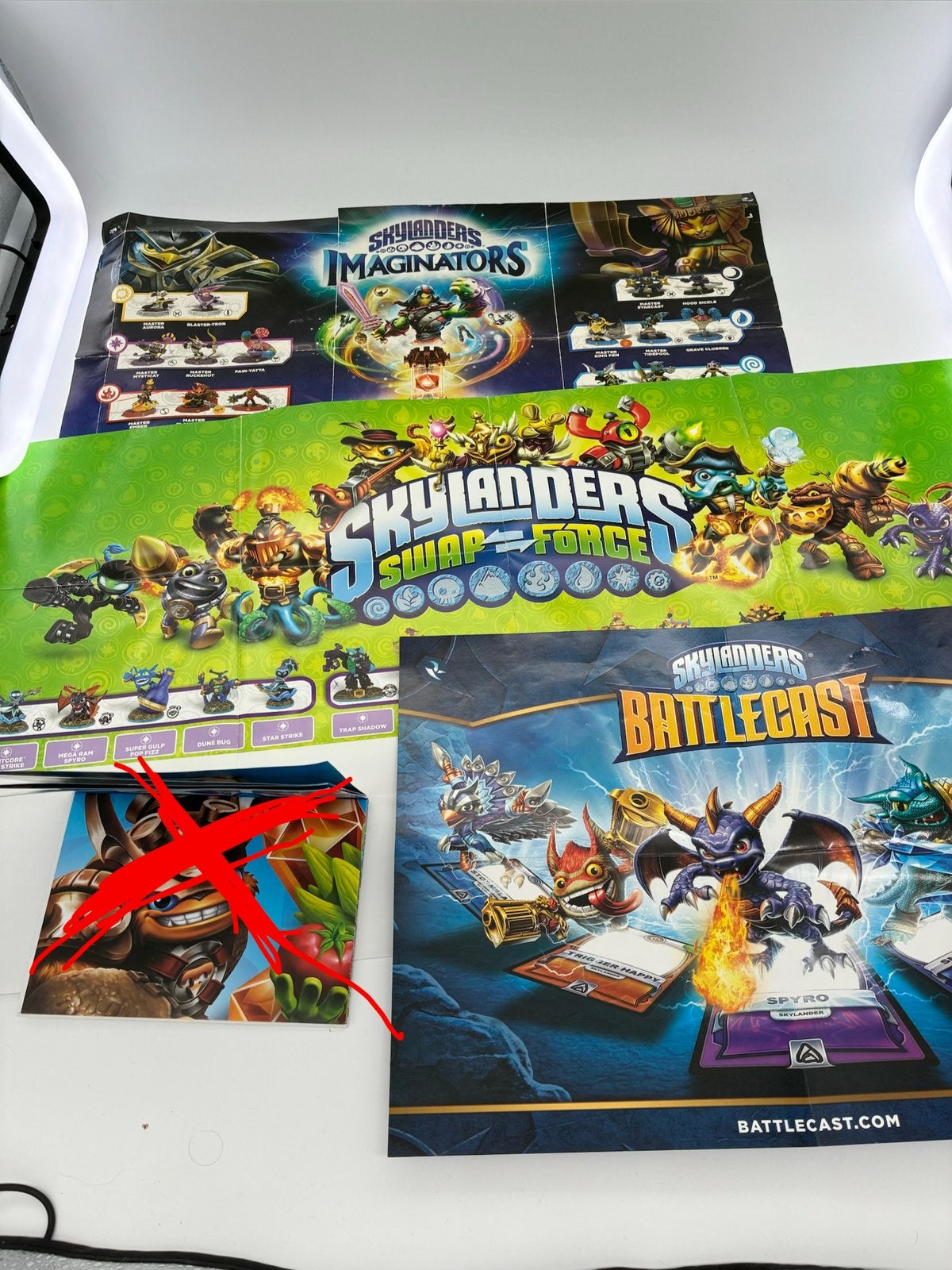 Skylander posters, Avontuur en Actie, Niet van toepassing – tweedehands product van vóór 13-12-2024, Verzenden, 1 speler