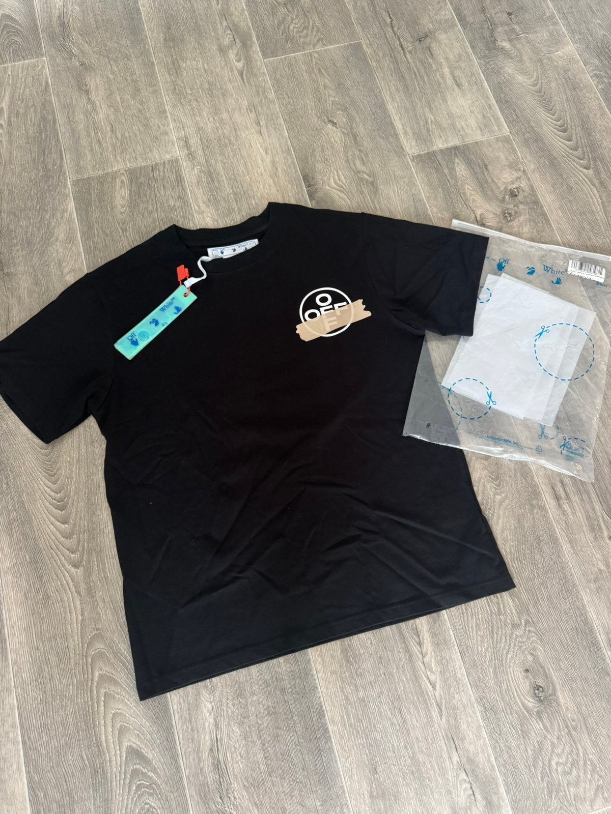Off white, Verzenden, Zo goed als nieuw, Maat 48/50 (M), Zwart