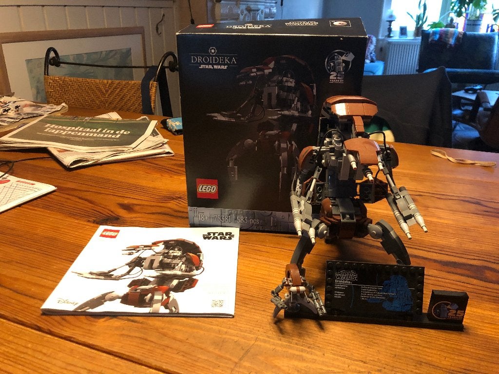 Lego Star Wars 75381 Droideka, Inclusief instructies, Gebruikt, Star Wars, Lego