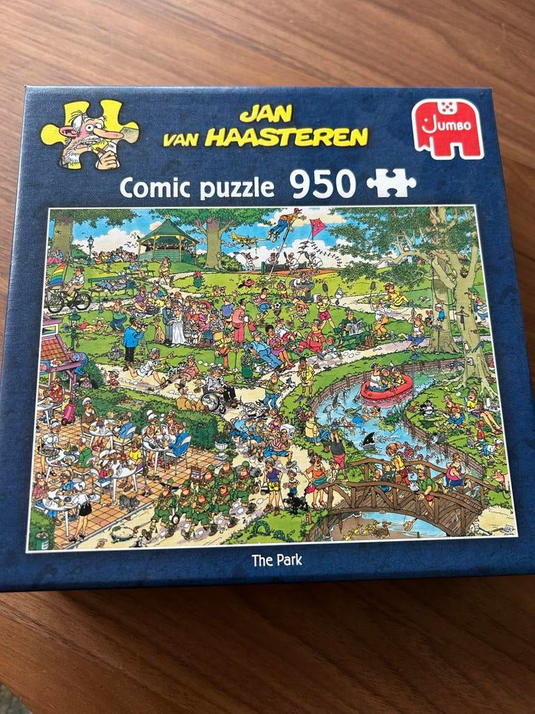 Jan van Haasteren puzzel 'Het Park' - 950 stukjes, Ophalen of Verzenden, Meer dan 50 stukjes, Zo goed als nieuw, 6 jaar of ouder