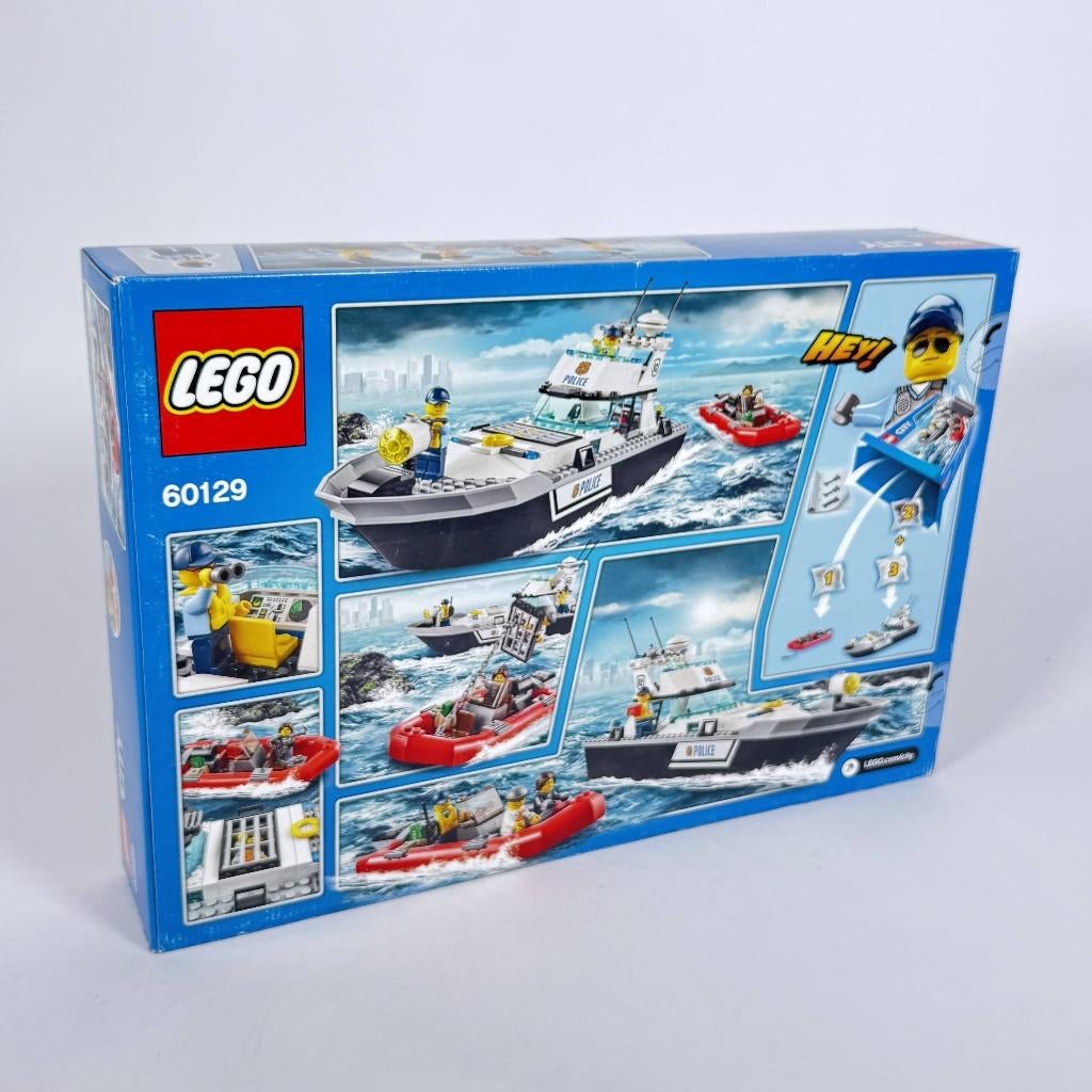 LEGO City 60129 Politie Patrouilleboot – Nieuw, City, Lego, Nieuw, Ophalen of Verzenden