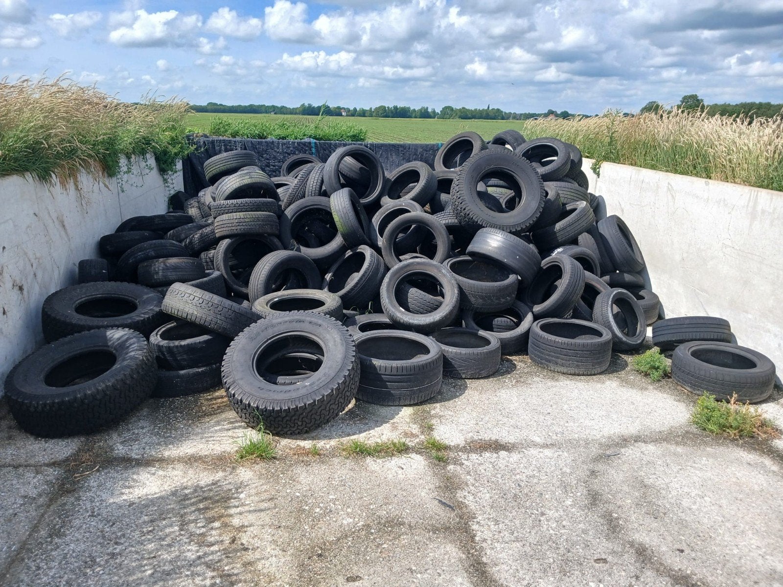 Gratis Kuilbult banden - ca. 300 stuks, Ophalen, Gebruikt