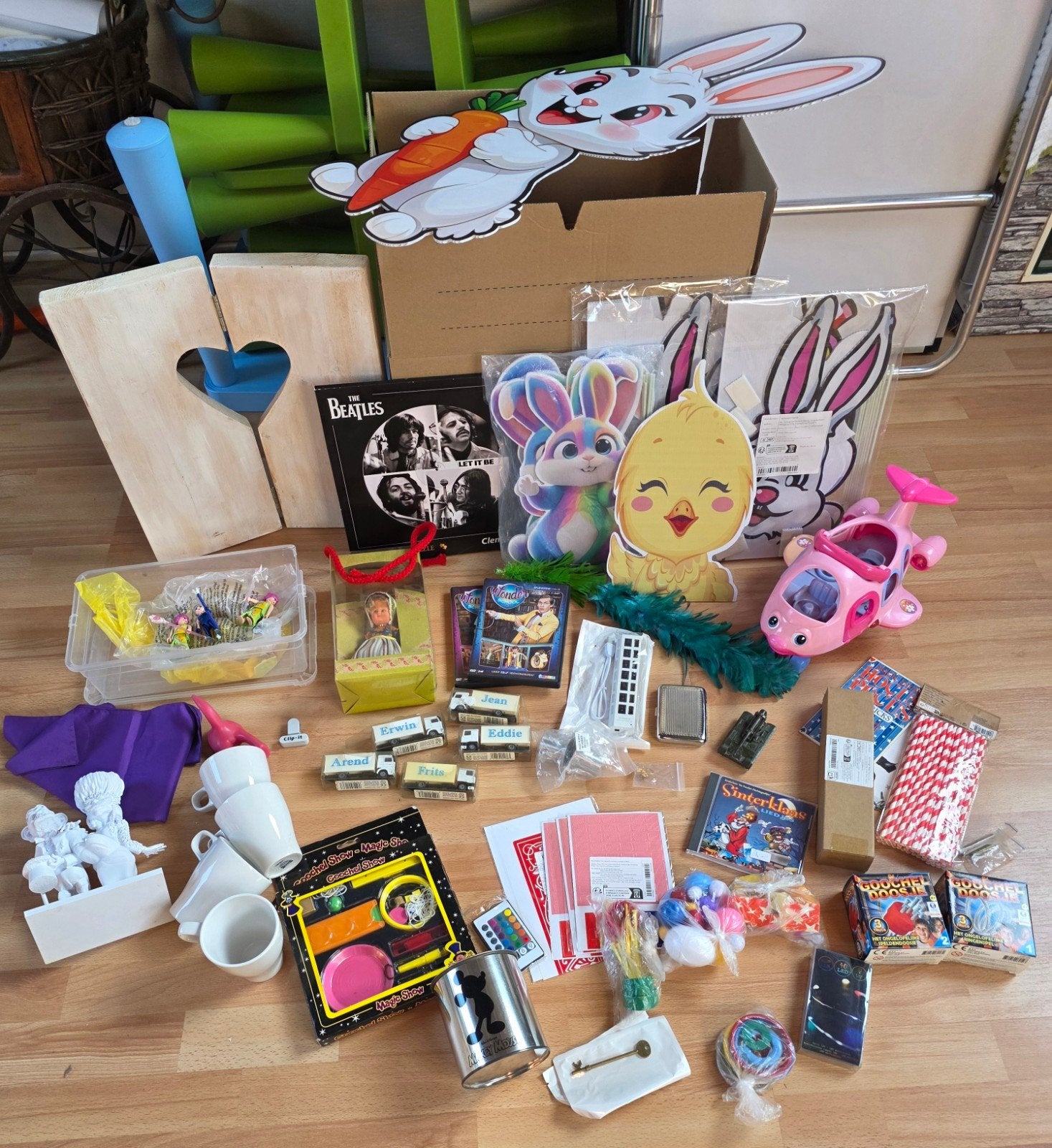 4 dozen diverse rommelmarkt items, Diversen, Ophalen, Zo goed als nieuw