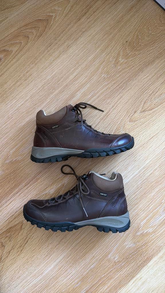 Bruine leren wandelschoenen Meindl Veneto lady GTX 4,5 /37,5, Bruin, Verzenden, Nieuw, Wandelschoenen