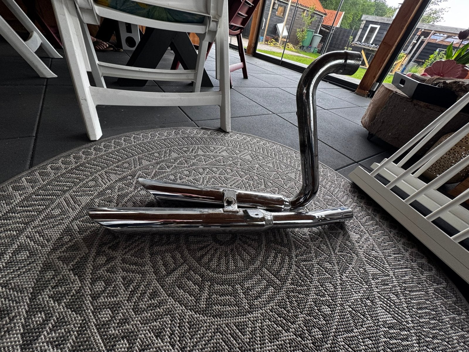 Yamaha XV 750 uitlaat, Ophalen of Verzenden, Gebruikt