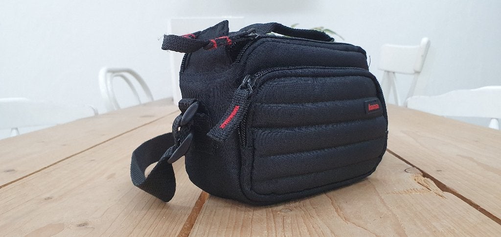 Fototas / cameratas / camera tas - Zwarte Hama tas, Ophalen of Verzenden, Nvt, Zwart, Hama