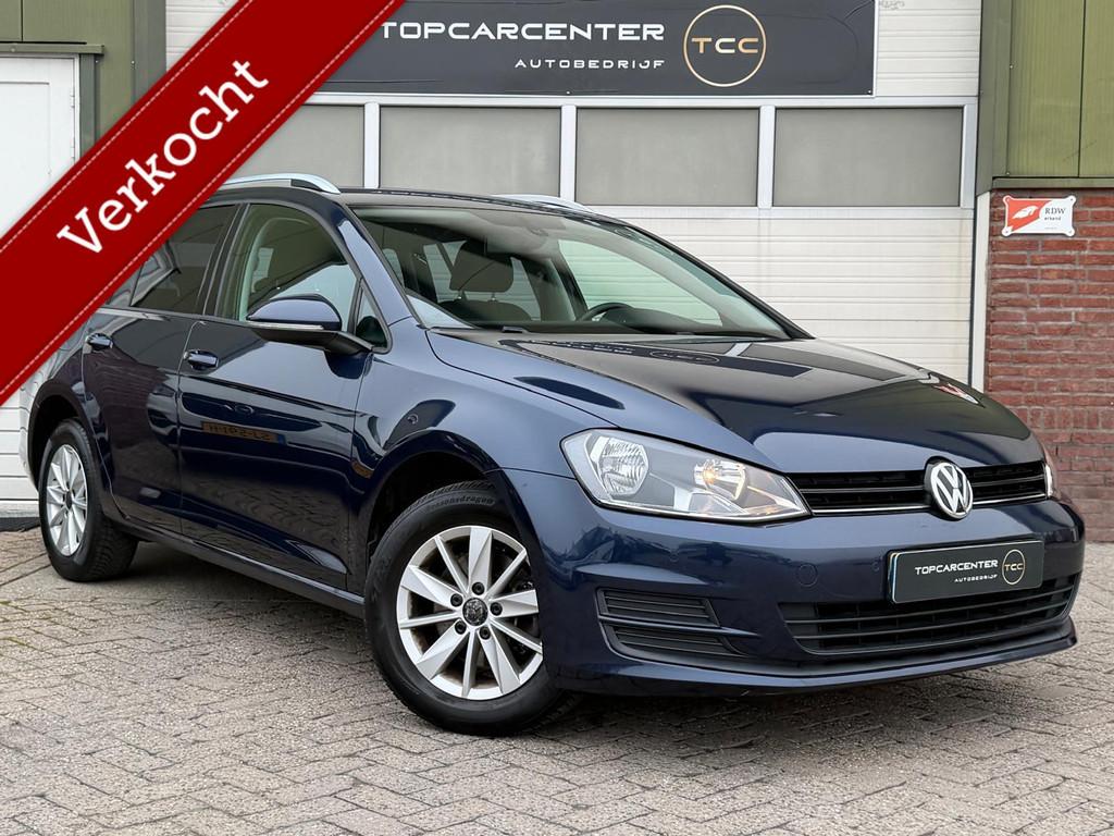 Volkswagen Golf Variant 1.4TSI/AIRCO/PARKS/TREKH/LM.VELG/APK, Auto's, Euro 5, Gebruikt, 4 cilinders, Blauw